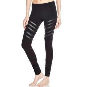 Alo goddess striped leggings